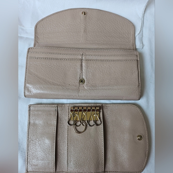 GUC Chloe Leather Fan Wallet & Matching Key Case - Picture 5 of 16